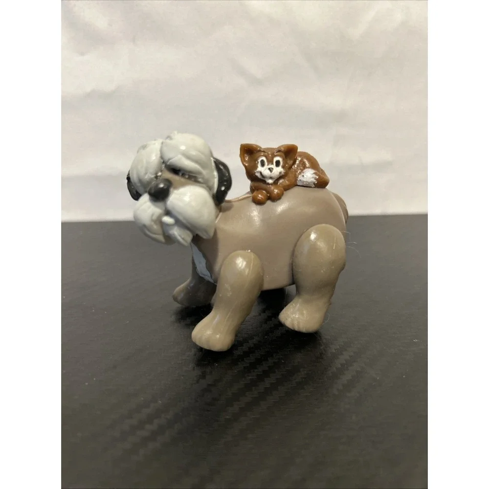 Disney 101 Dalmatians Colonel Dog and Sergeant Tibbs Cat Toy Figure